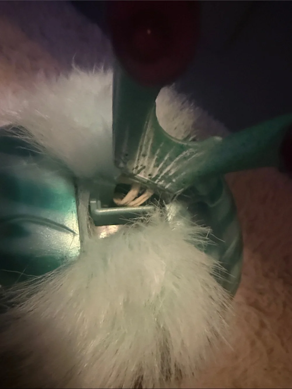 Vintage 2001 - Aqua Marine - Shelby Clam Furby - Tiger Electronics w/ Paperwork